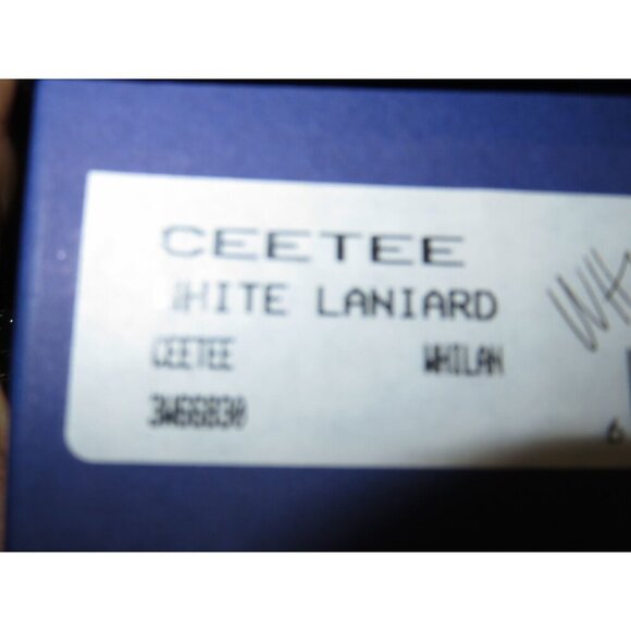 Stuart Weitzman Ceetee White & Clear Italian Leather Sandals size 6.5 - Picture 8 of 9